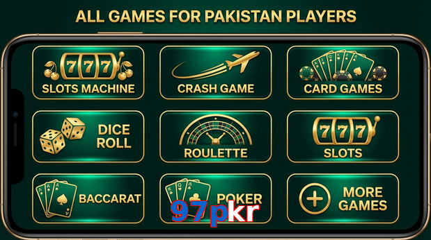 Main screen of 97Pkr games page for PK players